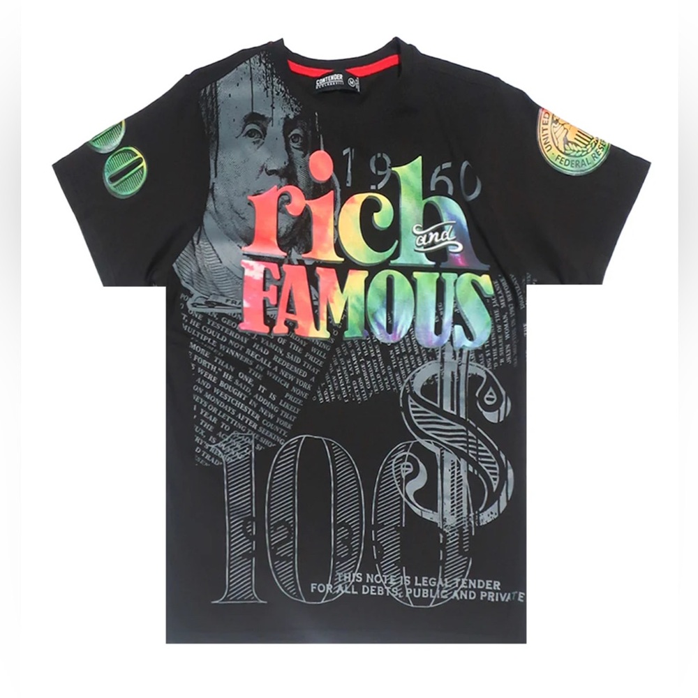 Men’s Contender Graphic Short Sleeve T-Shirt—Multicolor—Sizes 1-L, 1-XL. NWT